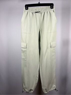 KanCan Sage Green Cargo Joggers for Women